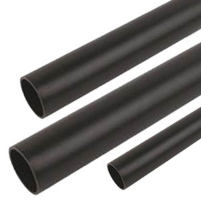 Picture of Lasalle Bristol  2"Dia x 10'L Black ABS Plastic Waste Water Hose 61C5510 69-9245                                             