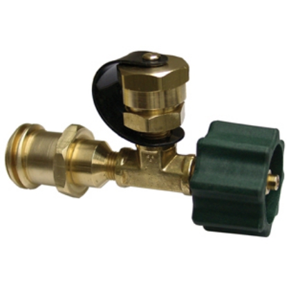 Picture of Marshall Excelsior  1-5/16"FACME x 1"-20MNPT x 1-5/16"MACME Brass Tee LP Adapter Fitting ME418 06-0426                       