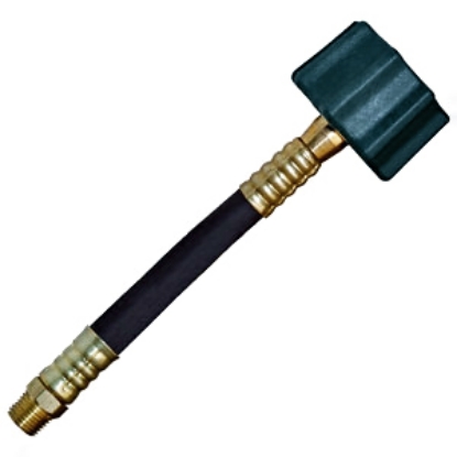 Picture of Marshall Excelsior  Female QCC Type 1 X 1/4" MNPT X 20"L LP Hi-Pressure Hose MER426-20 06-0287                               