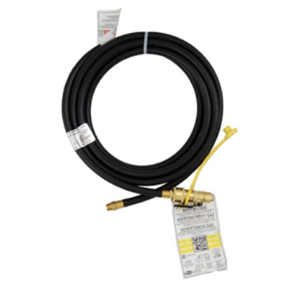 Picture of Marshall Excelsior  QD 1/4" FNPT With Cap X 1/4" MNPT X 144"L LP Feed Hose MER14TCQD-144 06-0217                             