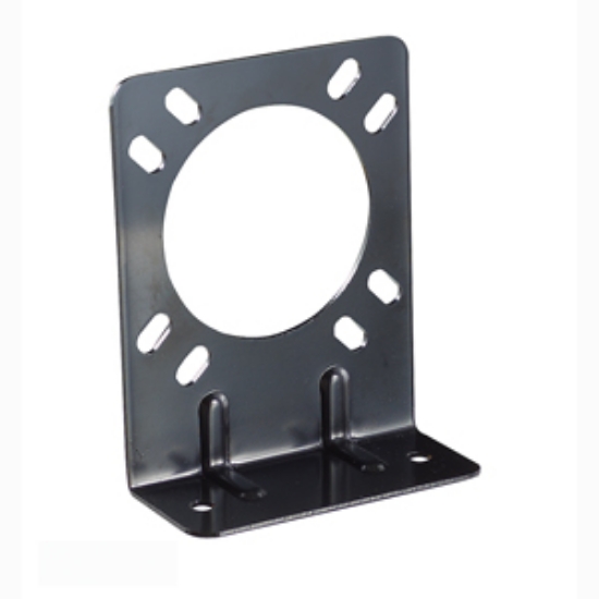 Picture of Pollak  Black 7-Way Trailer Connector Bracket, Pkg P711 19-4569                                                              