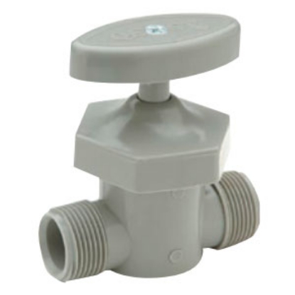 Picture of QEST Qicktite (R) 1/2" MPT Acetal Stop Valve  69-8127                                                                        