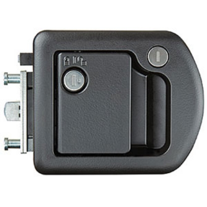 Picture of RV Designer  Black Steel Dead Bolt Entry Door Latch For 1.39-1.78"Thk Door T507 69-9756                                      