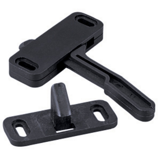 Picture of RV Designer  RH Opening Black Latch For RV Designer Philips Style Screen Doors E295 20-2008                                  