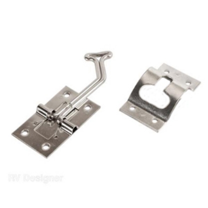 Picture of RV Designer  Stainless Steel 45 deg T-Style Entry Door Holder E275 20-0131                                                   