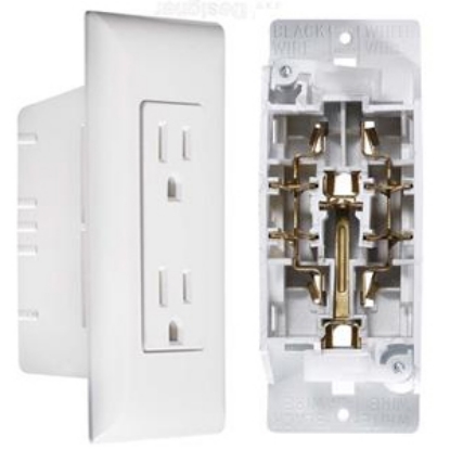 Picture of RV Designer  White 125V Receptacle S831 19-2433                                                                              