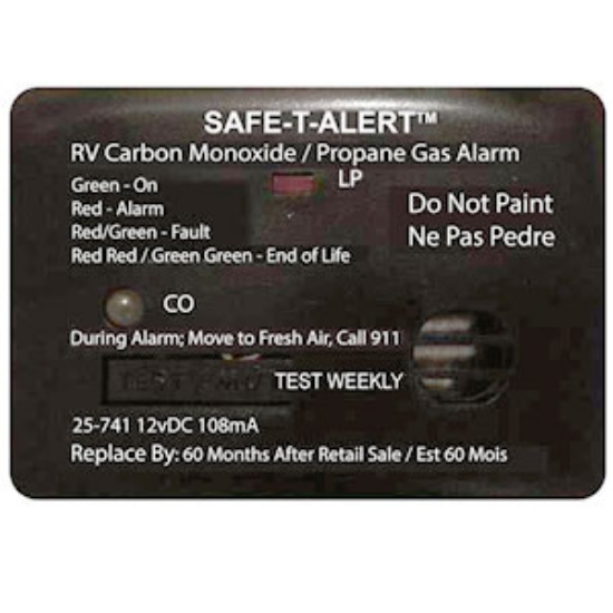 Picture of Safe-T-Alert  Black CO/LP Leak Detector 25-741-BL 03-0646                                                                    