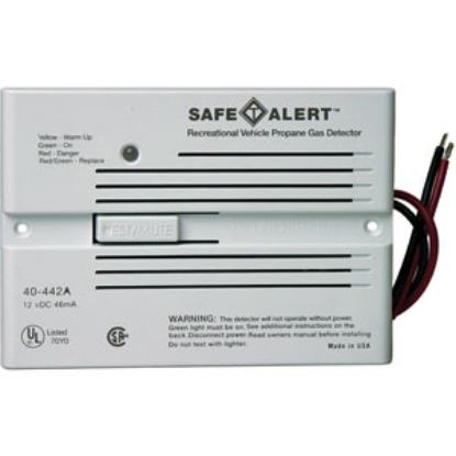 Picture of Safe-T-Alert  Flush Mount White 4.8"L X 3.4"W X 1.4"Thk LP Leak Detector 40-442-P-WT 03-0272                                 