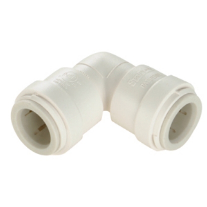 Picture of Sea Tech 35 Series 1/2" Female QC Copper Tube Off-White Polysulfone Fresh Water 90 Deg Union El 013517-10 10-8170            