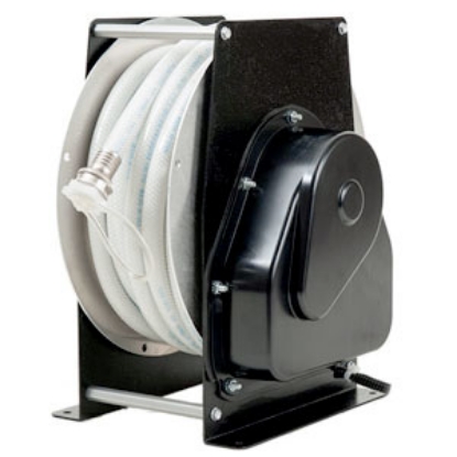 Picture of Shoreline Reels  White Base Mount Electric Hose Reel w/40' Hose RW40RMK 22-1169                                              