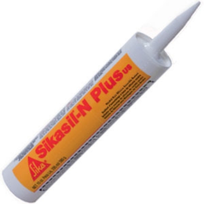 Picture of Sika Sikasil( R) N-Plus Aluminum Gray 295 ML Cartridge Silicone Caulk 017-415697 13-1351                                     