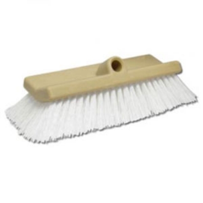 Picture of Star Brite  10" Rectangular White Medium Polymer Bristle Car Wash Brush Head 040016 13-1555                                  