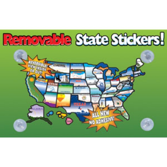 Picture of State Stickers  Removable State Stickers REMOVABLESTATESTICKERS 03-0129                                                      