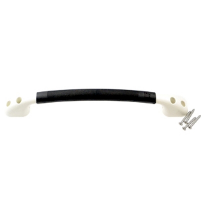 Picture of Stromberg Carlson  18-5/8" White Plastic Grab Handle w/Finger Grip AH-100 20-0340                                            