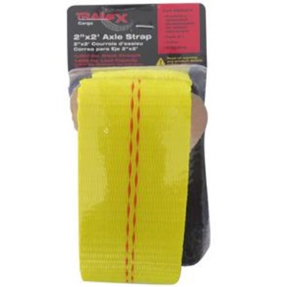 Picture of Trail FX TFX Axle Strap Single Yellow 1666 lb 2"x24" Axle Strap A92031Y 16-8998                                              