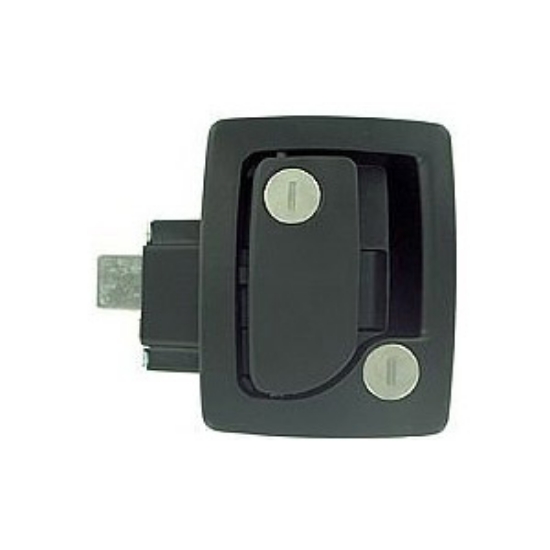 Picture of Trimark  Black Steel Dead Bolt Entry Door Latch For 1.25-1.5"Thk Door 60-251BLK 20-0429                                      