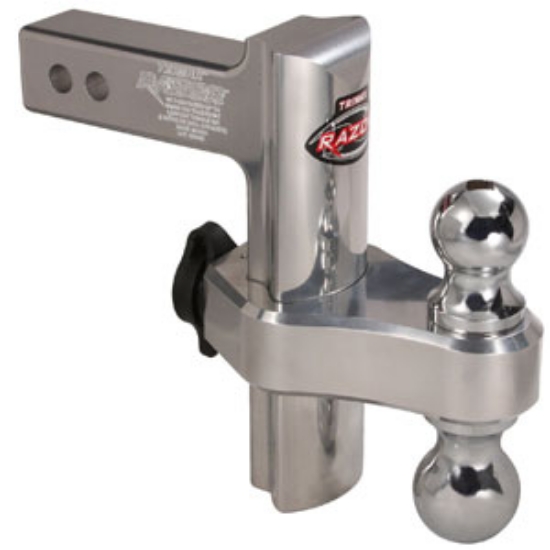 Picture of Trimax Locks  Class III/IV 2" 10K 6" Adj Drop/ Lift Aluminum Double Ball Mount TRZ6AL 69-9924                                