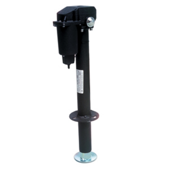 Picture of Ultra-Fab Ultra 3502 Black 3500 Lb Electric Round Trailer Jack 38-944017 15-0146                                             