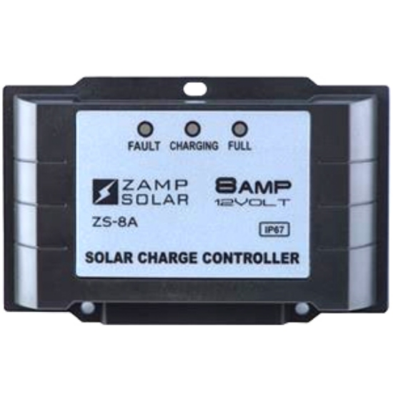 Picture of Zamp Solar  135W 8A Battery Charger Controller for Gel-Cell/AGM/Conventional Lead Acid WET/Calcium Batteries  15-1782        