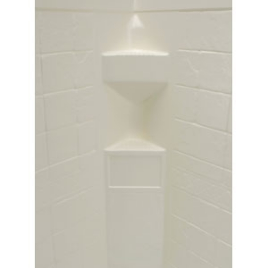 Picture of Better Bath  1-Piece Parchment 34"L x 34"W x 68"H Neo Angle Shower Surround 306203 10-5725                                   