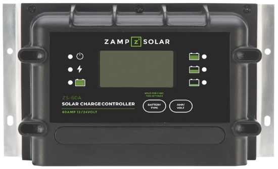 Picture of Zamp Solar 60 Amp 5-Stage PWM Charge Controller