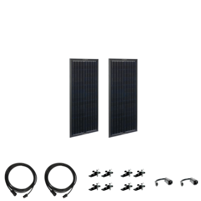 Picture of Zamp Solar OBSIDIAN Series 90 Watt Solar Panel Kit (2x45)