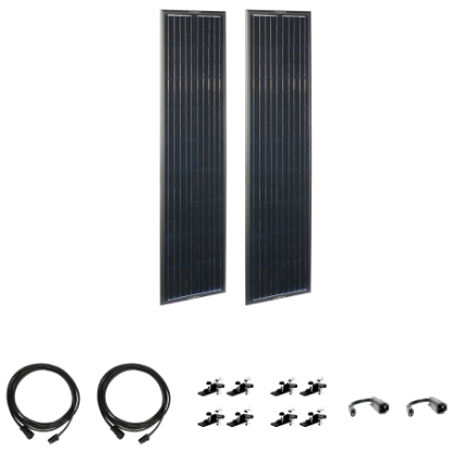 Picture of Zamp Solar OBSIDIAN SERIES 180 Watt Long Solar Panel Kit (2 x 90)