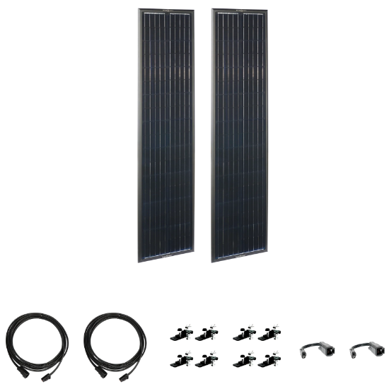 Picture of Zamp Solar OBSIDIAN SERIES 180 Watt Long Solar Panel Kit (2 x 90)