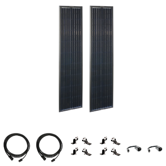 Picture of Zamp Solar Airstream OBSIDIAN SERIES 180 Watt Long Solar Panel Expansion Kit