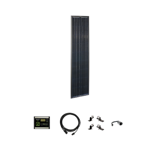 Picture of Zamp Solar Airstream OBSIDIAN SERIES 90 Watt Solar Prep Complete Kit (2019-2022)