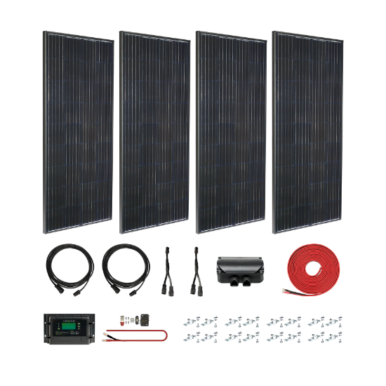 Picture of Zamp Solar Legacy Black 760 Watt Deluxe Kit