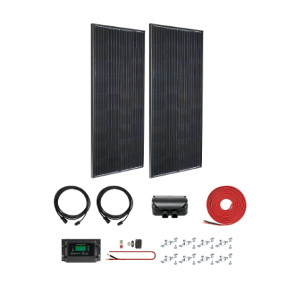 Picture of Zamp Solar Legacy Black 380 Watt Deluxe Kit