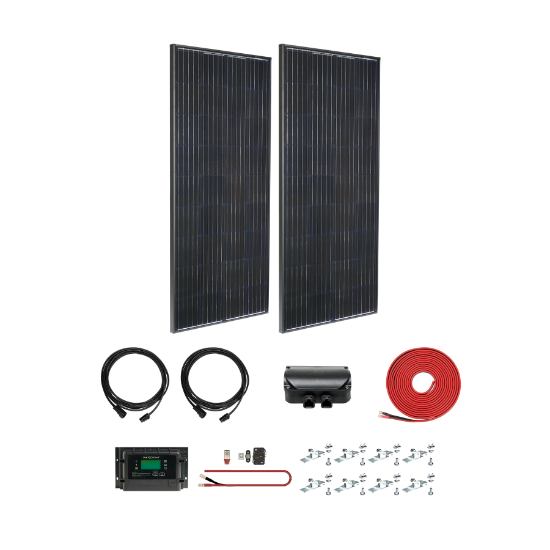 Picture of Zamp Solar Legacy Black 380 Watt Deluxe Kit