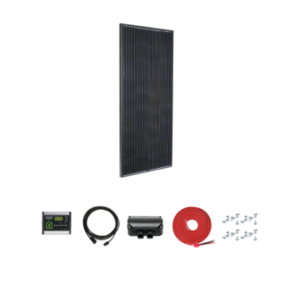 Picture of Zamp Solar Legacy Black 190 Watt Deluxe Kit