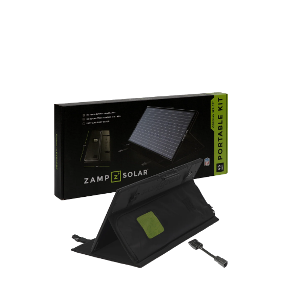 Picture of Zamp Solar OBSIDIAN SERIES 45-Watt Dometic PLB40 Charging Kit