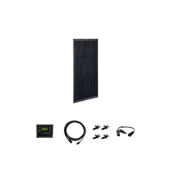 Picture of Zamp Solar Forest River 100 Watt Solar Prep Complete Kit (GoPower Roof Cap)