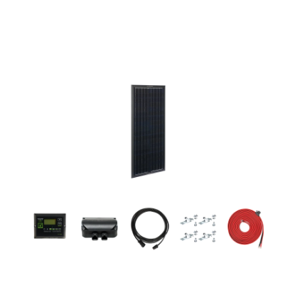 Picture of Zamp Solar OBSIDIAN Series 45 Watt Solar Panel Deluxe Kit 