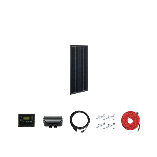 Picture of Zamp Solar OBSIDIAN Series 45 Watt Solar Panel Deluxe Kit 