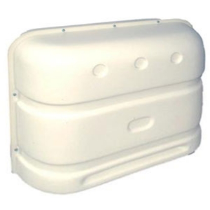 Picture of Icon  Polar White Polyethylene Double 20LB/30LB LP Tank Cover 00385 06-0644                                                  