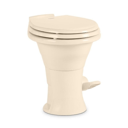 Picture of Dometic 310 Series Bone High Profile 360 Deg Vortex Flush Toilet 302310083 12-0001